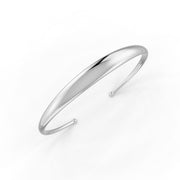 Elegant Polished Gold Cuff Bracelet for Women Sleek Minimalist Design 14K Gold Plated